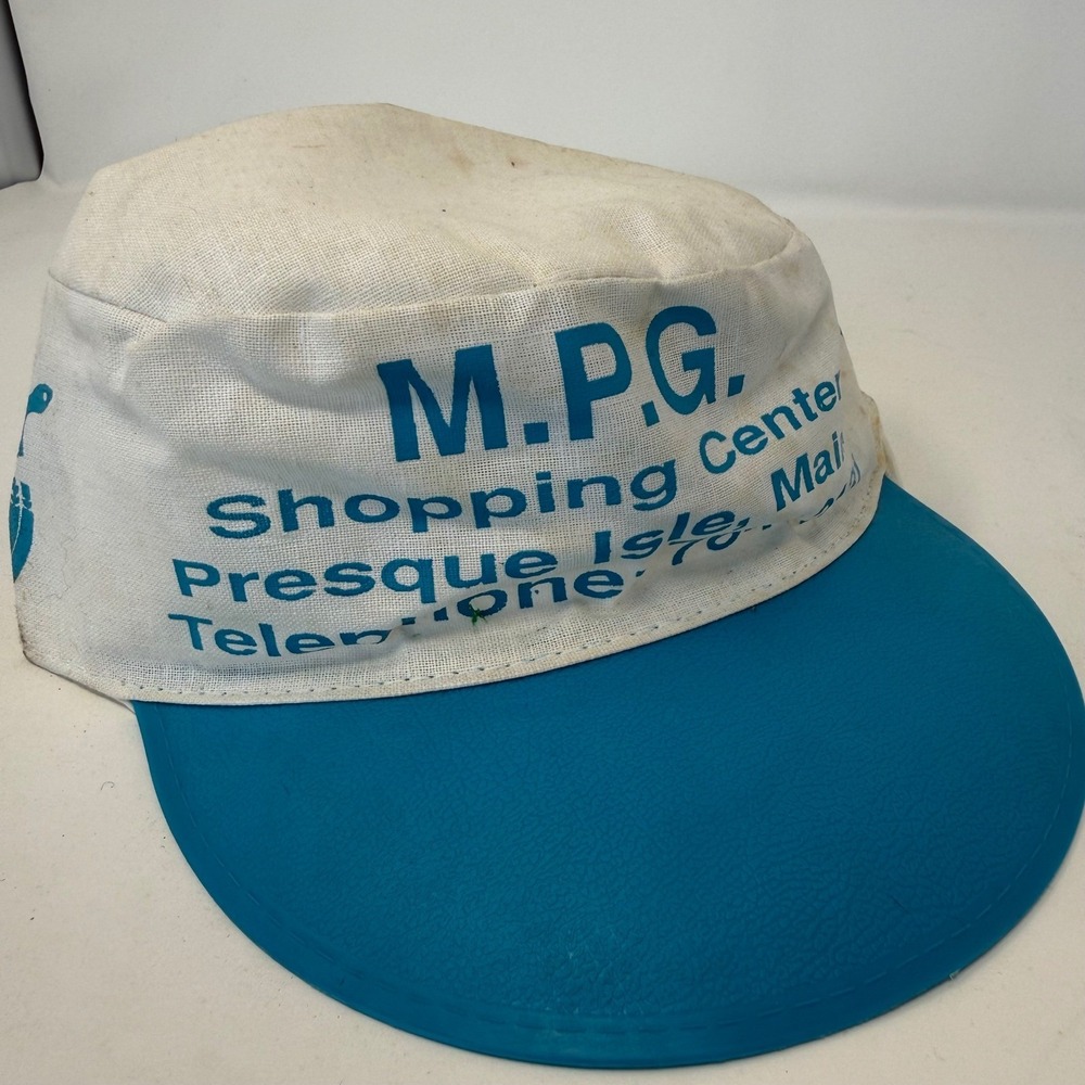 Vintage Benjamin Moore Paints MPG Shopping Center Maine Painter Hat Cap USA Made